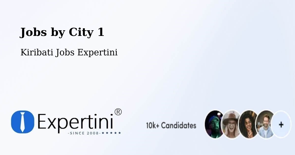 City Jobs in Kiribati - Expertini