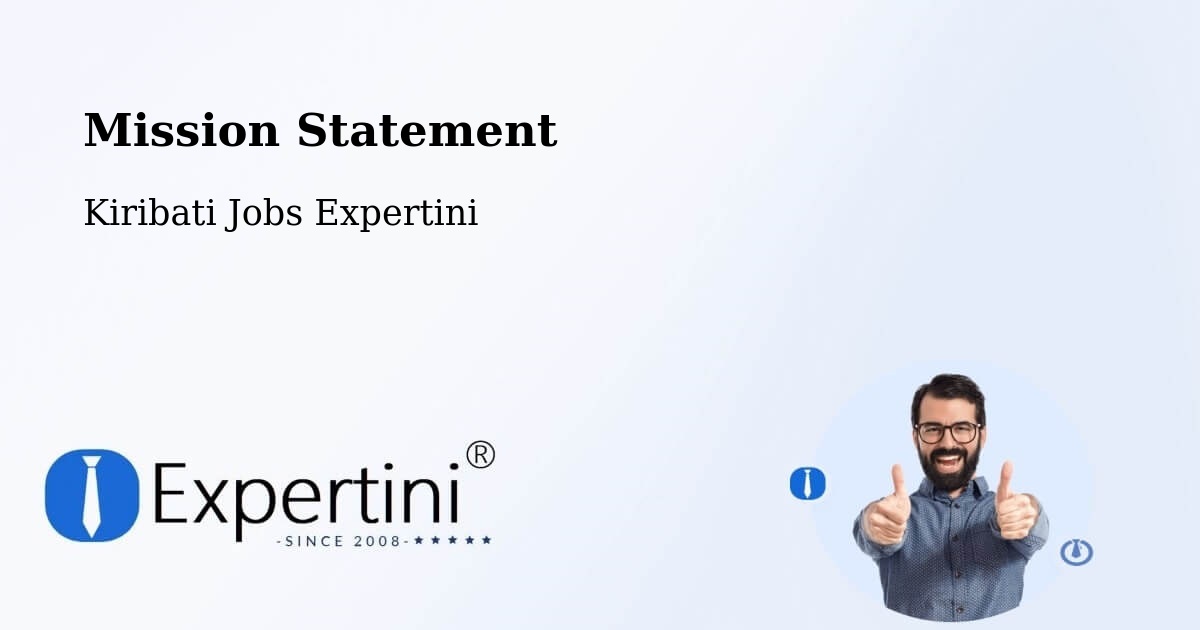 Corporate Mission – Abemama - Kiribati Jobs Expertini